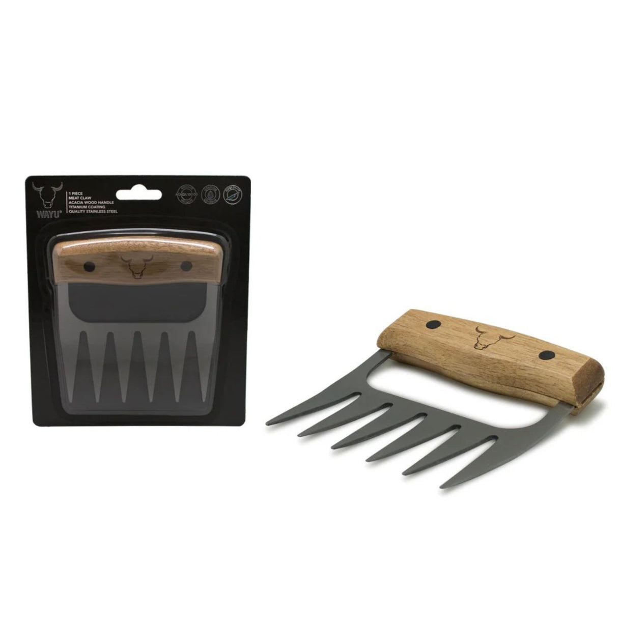 Garra Para Carne Wayu Meat Claw Acero Inoxidable Parrilla