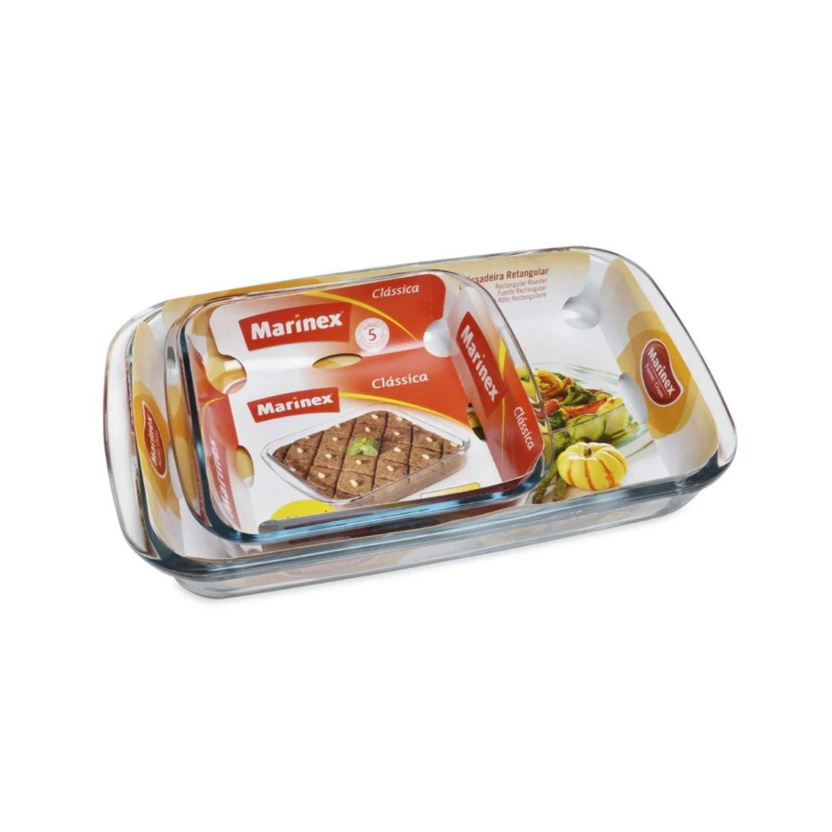 Asaderas de vidrio templado, cuadrada y rectangular, aptas para horno y microondas, fáciles de limpiar y resistentes a altas temperaturas.-1-1-1-1