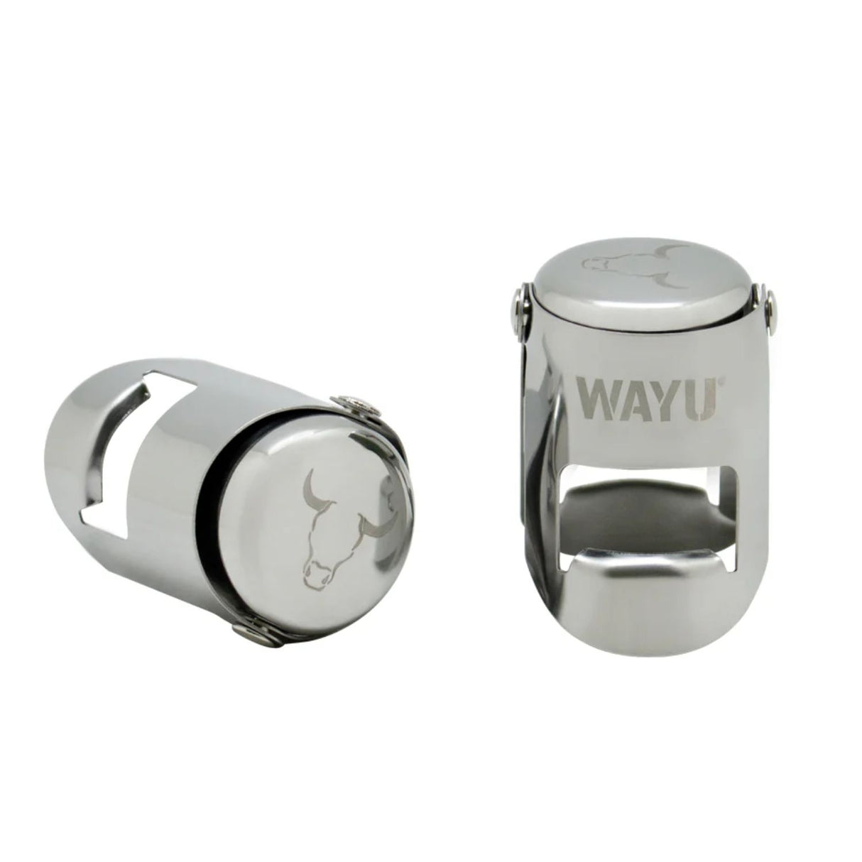 Set 2 Tapones Espumante Champagne Wayu Cocteleria Barman Mantén la frescura de tu champagne con estos elegantes tapones. ¡Compra ahora y disfruta cada burbuja!-3