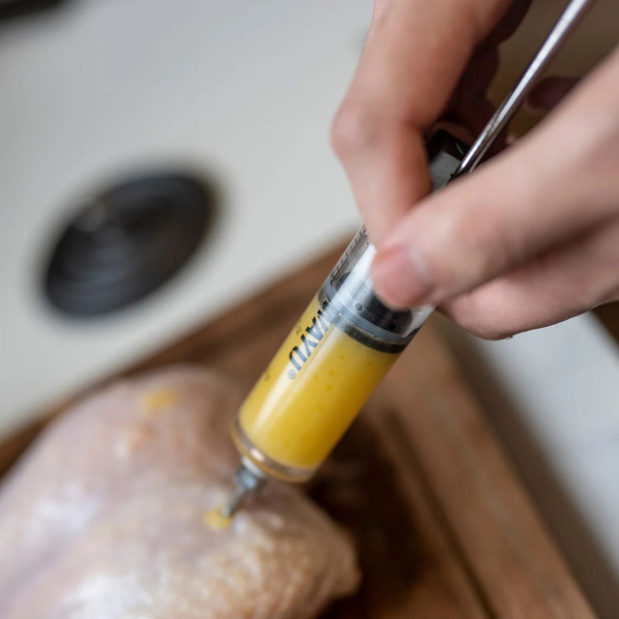 Jeringa Para Carne Wayu Meat Injector Parrilla BBQ Cocina Mejora el sabor con esta jeringa de alta calidad. ¡Inyecta sabor y disfruta de tus asados!-4