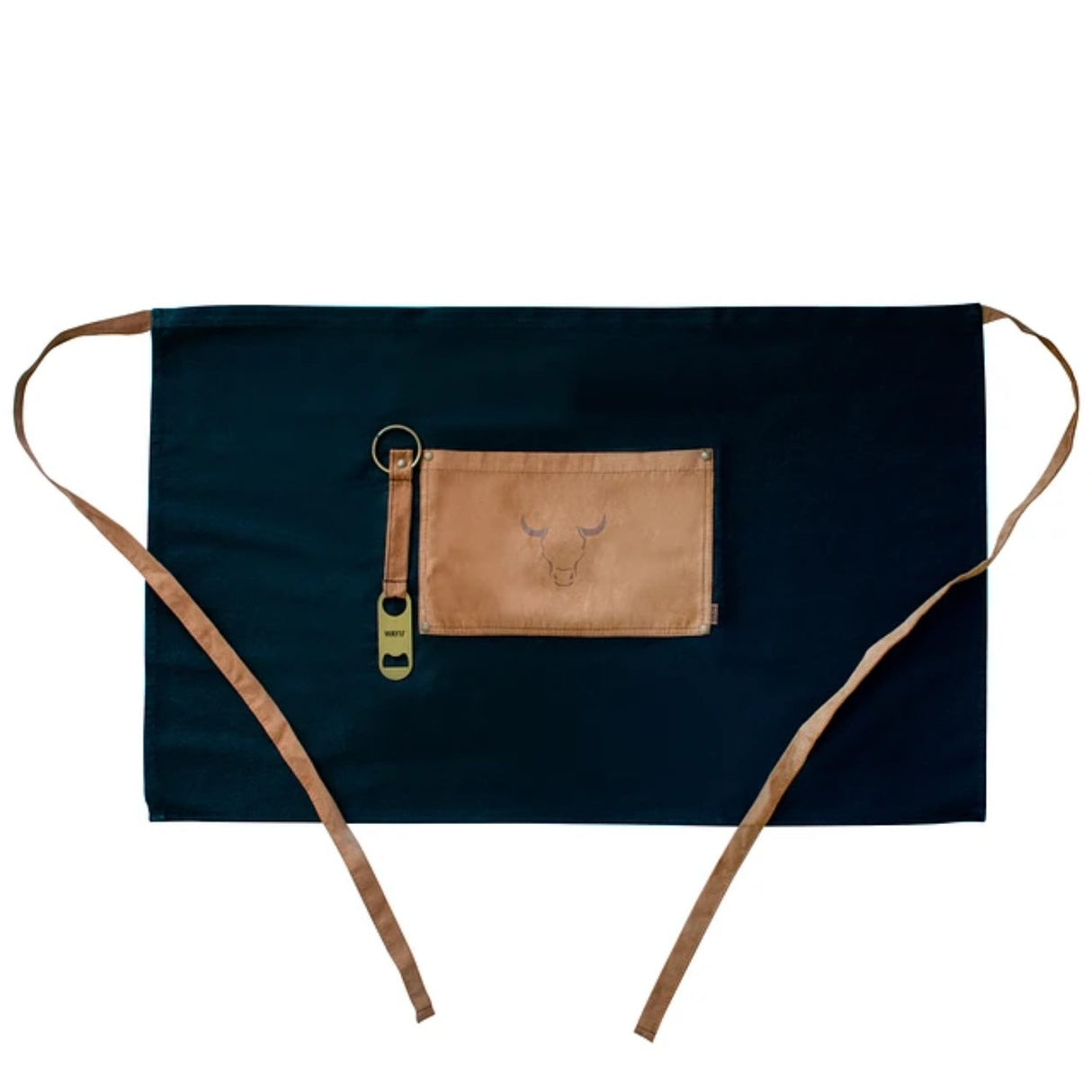 Mandil Ajustable Con Destapador 48x80cm Wayu Parrilla Cocina BBQ. Protege tu ropa y abre tus bebidas fácilmente. ¡Compra ahora y cocina con estilo!-1