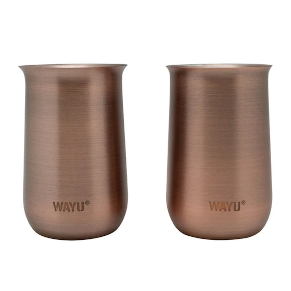 Set 2 Vasos Aperitivo Copper Line Wayu 230mL Cocteleria para tus eventos. Disfruta de bebidas con estilo, ¡compra ahora y disftuta!-1-1