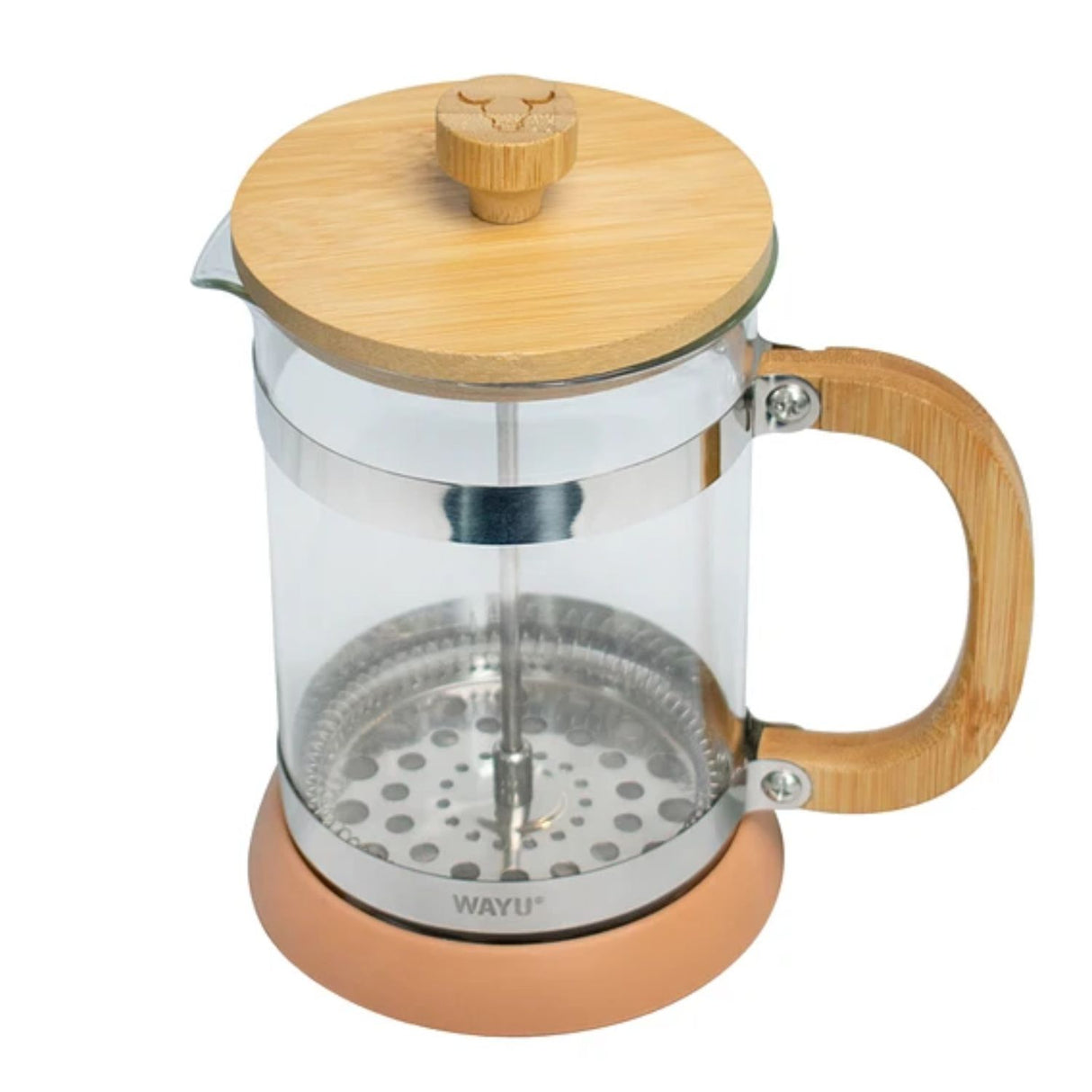 Prensa Francesa de 800mL Wayu Elegancia y Sabor en Cada Taza Disfruta de un café delicioso y aromático en casa. ¡Prepara tu bebida favorita ahora!-3