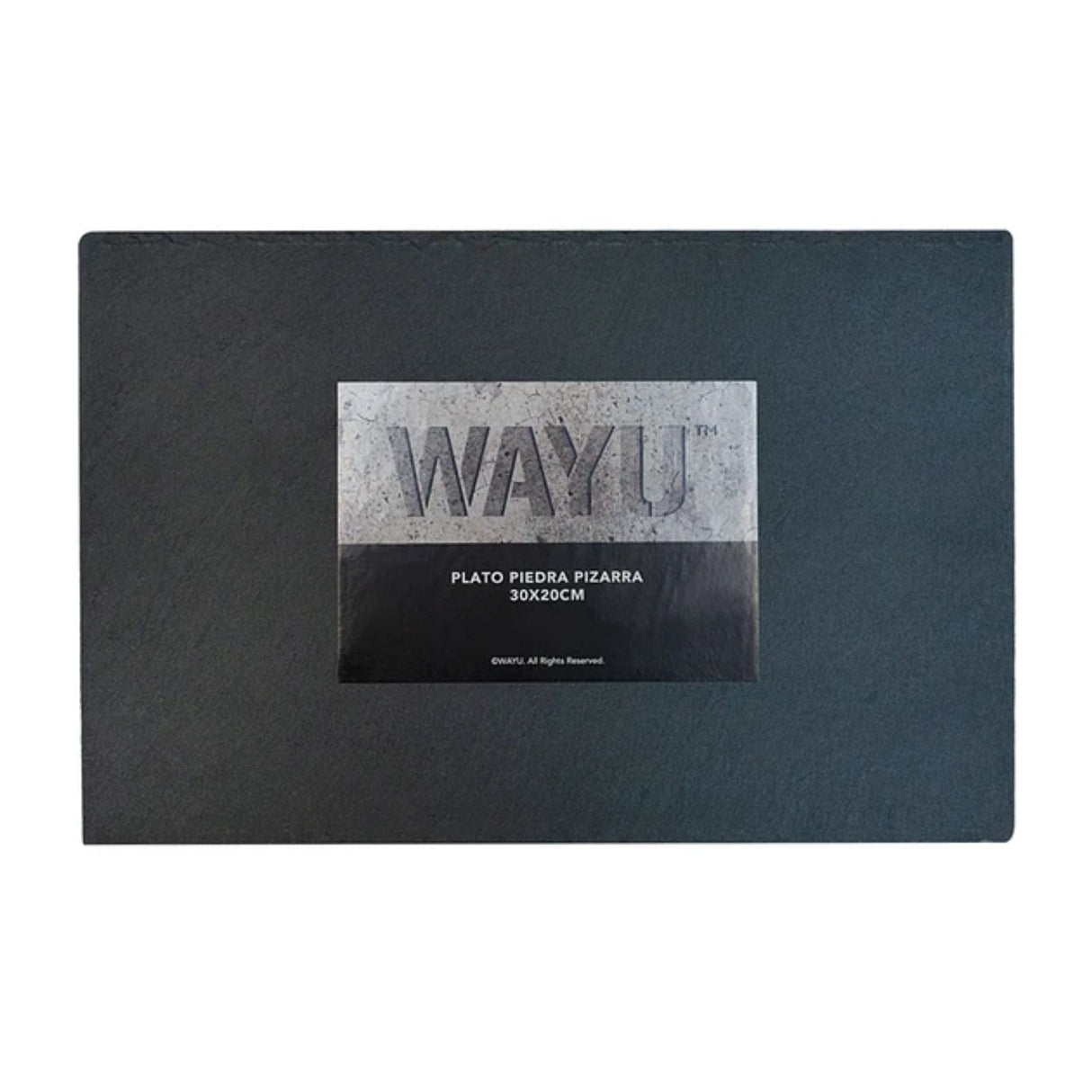 Plato Rectangular de Piedra Pizarra de 30cm Elegancia y Alta Durabilidad Disfruta de su diseño elegante y funcionalidad versátil. ¡Haz tu compra ahora!-4