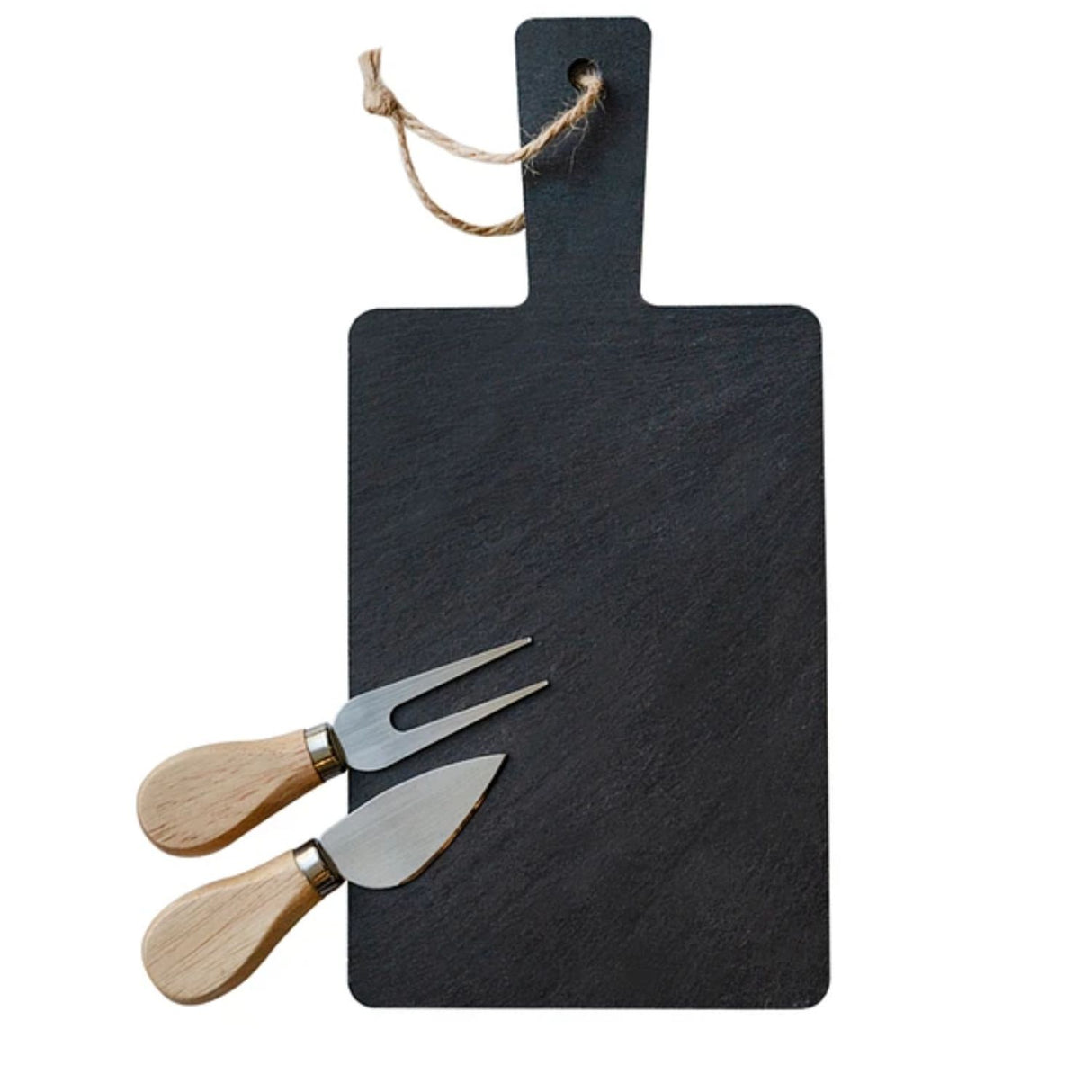 Set Aperitivo 3 Piezas Tabla 28x14cm Piedra Pizarra Wayu Cocina Disfruta de un elegante set para servir aperitivos y sorprende a tus invitados. ¡Haz tu pedido ahora!-1