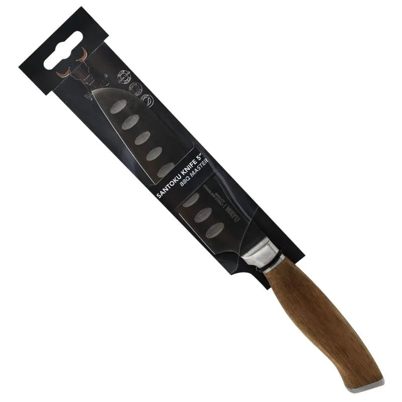 Cuchillo Santoku 14 cm Wayu Con Revestimiento Antiadherente