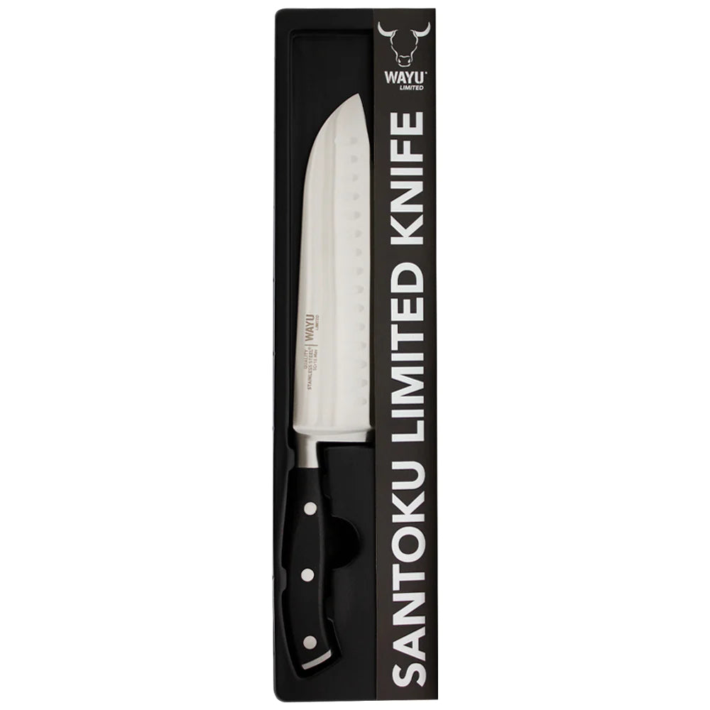 Cuchillo Santoku Wayu Limited 31cm Acero Filo Unico