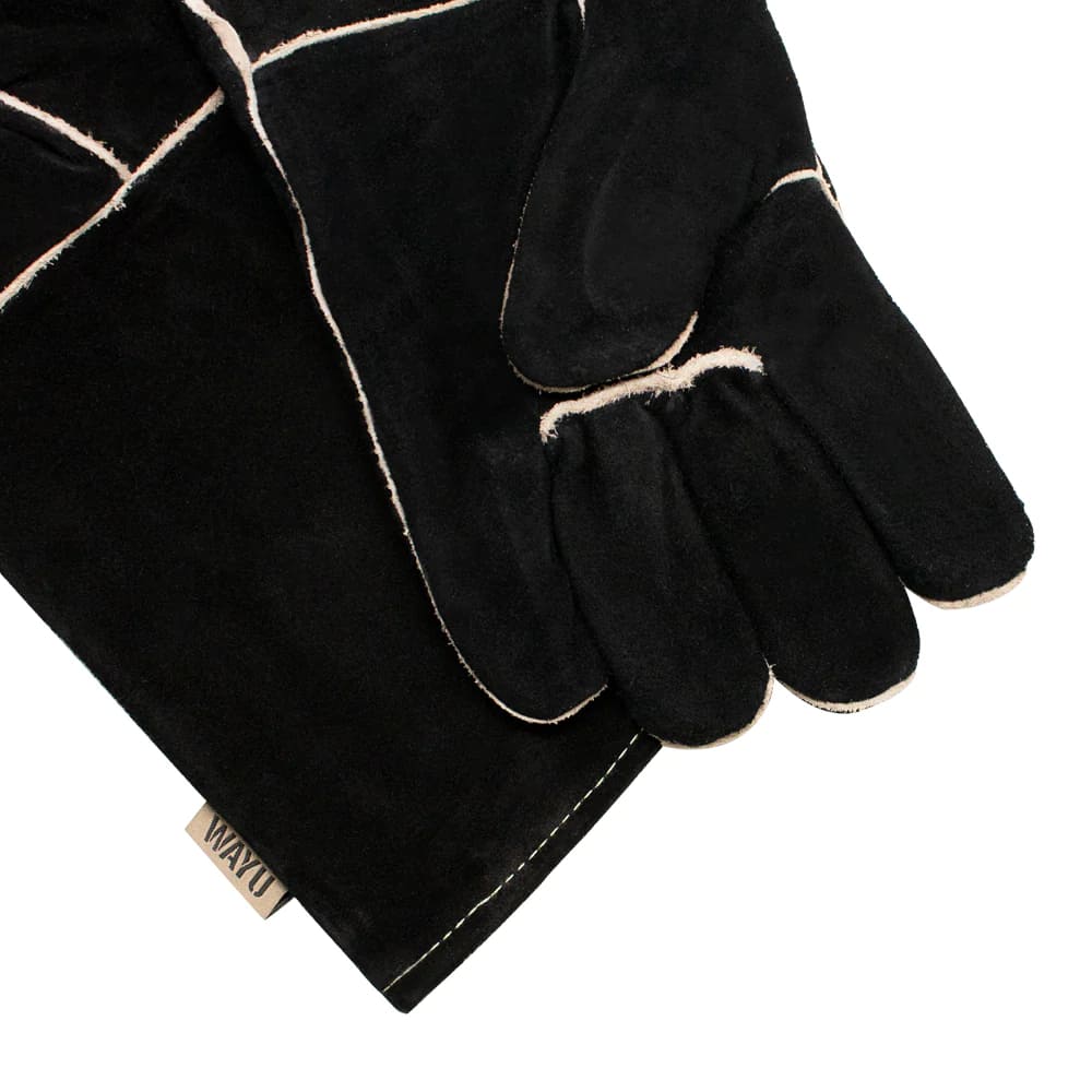 2 Guantes De Cuero Parrillero Wayu Alta Temperatura Limited: Protección en la Parrilla. Disfruta de una cocción segura y cómoda. ¡Haz tu pedido ya!-1-2