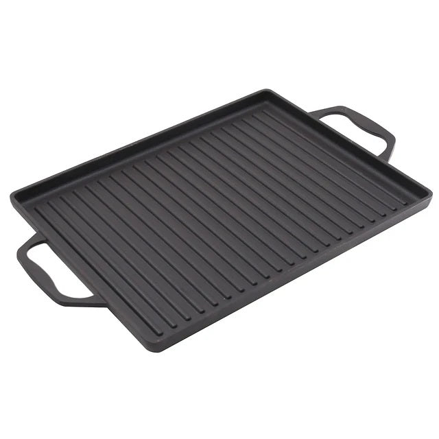 Plancha Parrilla Churrasquera Wayu Con Asas Hierro 44x28 cm Disfruta de un cocinado uniforme y delicioso en cada uso. ¡Haz tu pedido ahora!-3