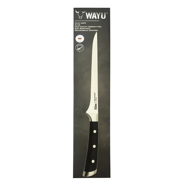 Cuchillo Filetero Wayu 20 cm La Herramienta Perfecta para Filetear. Disfruta de cortes precisos y limpios en tus preparaciones. ¡Consigue el tuyo ahora!-3