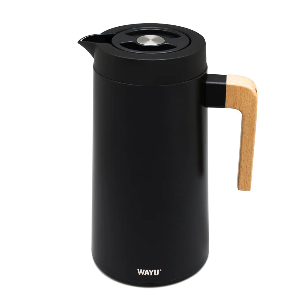 Jarra Metalica 1 Litro Wayu Acero Frio Caliente Mantén tus bebidas a la temperatura ideal y disfruta de su diseño elegante. ¡Compra ahora y mejora tu experiencia!-3