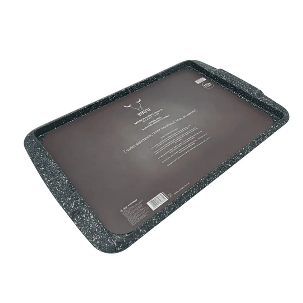 Asadera Bandeja Horno Antiadherente Granite Wayu 44x27cm