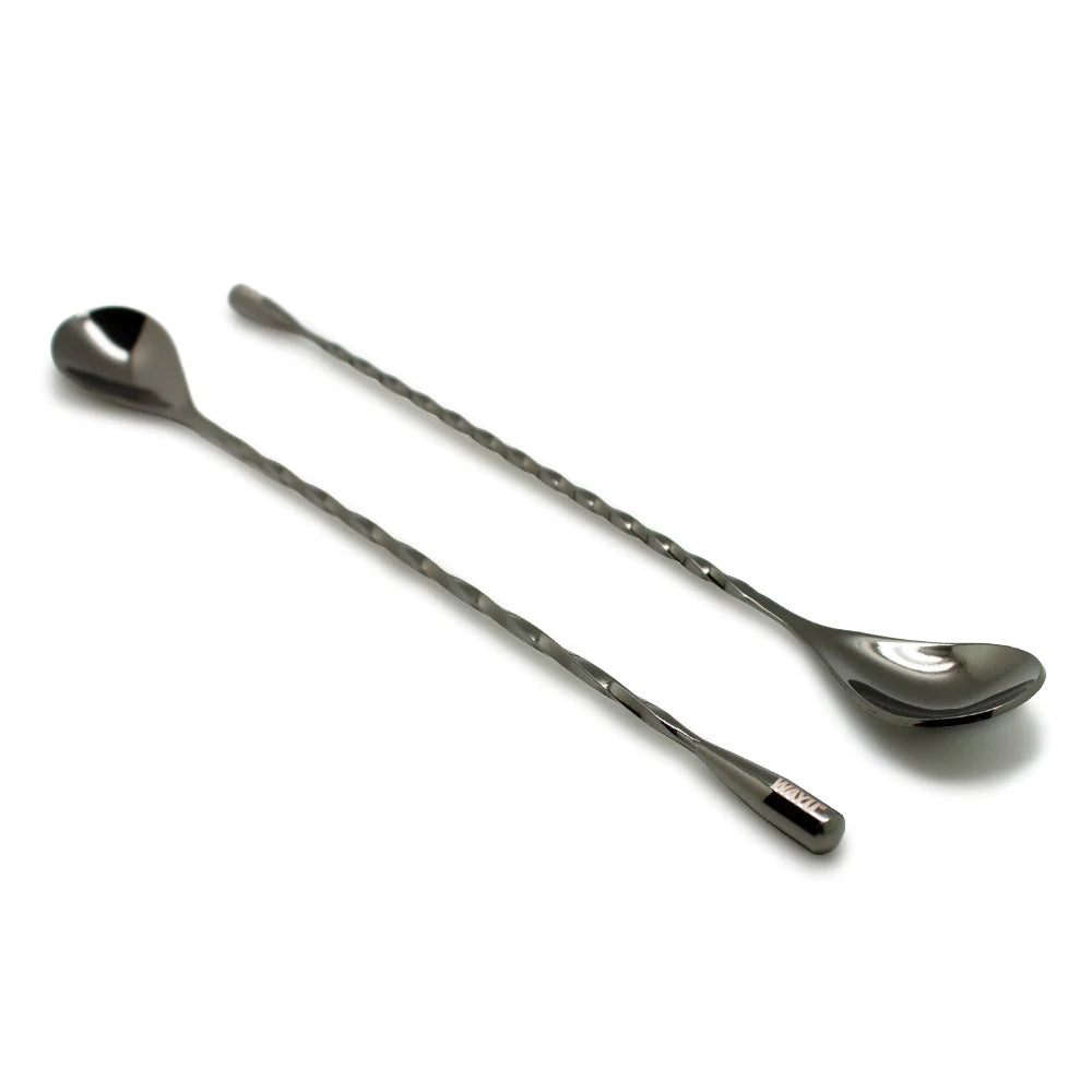 Set 2 Cucharas Wayu Barra Coctail Coctelería Aperitivo Bar Mejora tus cócteles con estilo y facilidad. ¡Consigue el tuyo y sorprende a tus invitados!-1