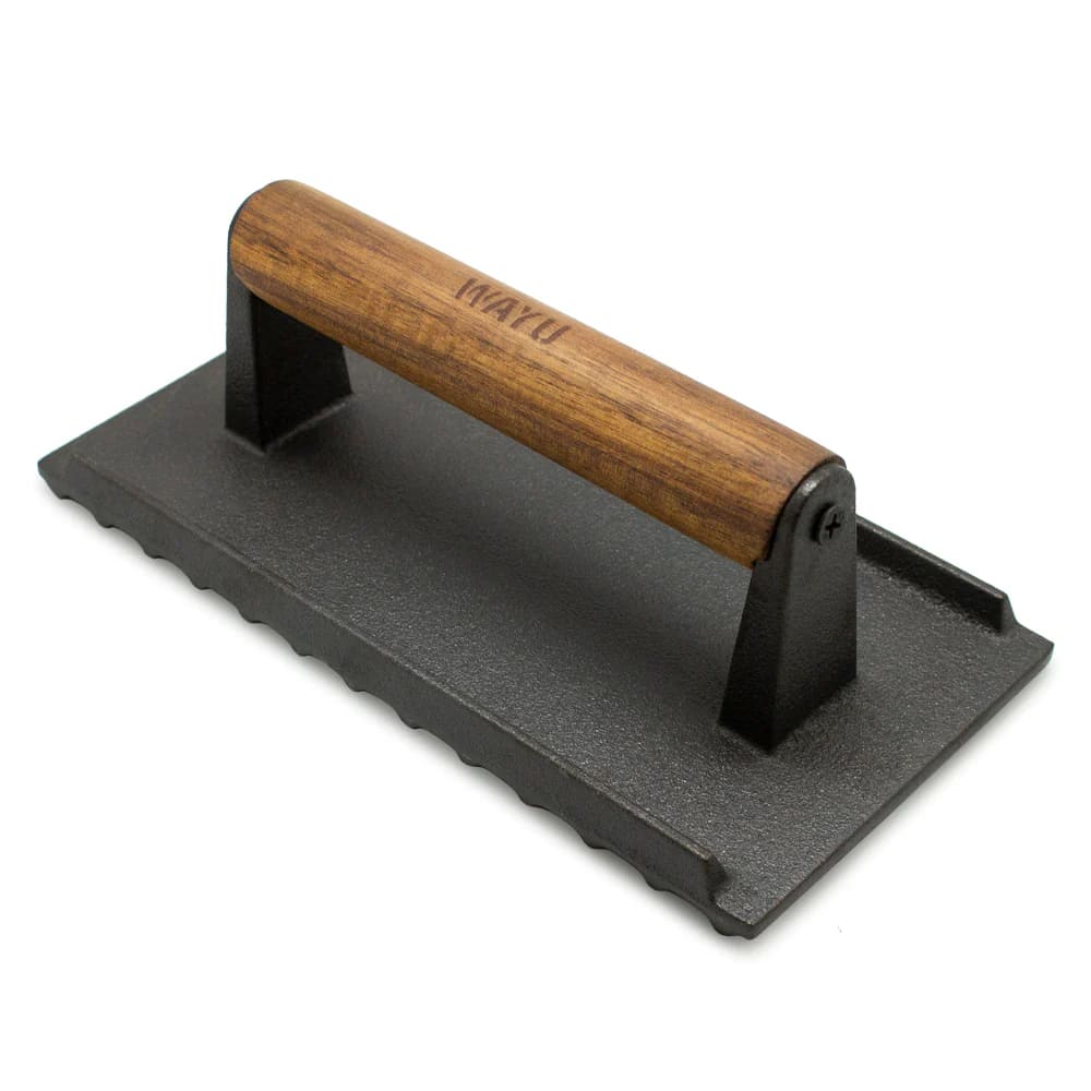 Prensa Molde Para Carne Cocina Wayu Asado BBQ Acero Disfruta de carnes perfectamente prensadas y cocidas. ¡Haz tu pedido ahora y mejora tus asados!-1