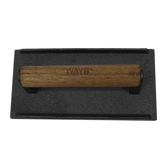 Prensa Molde Para Carne Cocina Wayu Asado BBQ Acero Disfruta de carnes perfectamente prensadas y cocidas. ¡Haz tu pedido ahora y mejora tus asados!-2