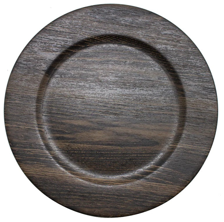 Plato Base Madera 33cm Wayu Mimbral Para Ocasiones Especiales | Disparo.cl