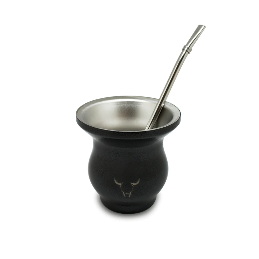 Mate Insulado Wayu Set Con Bombilla 230ml Acero: Disfruta de tu mate caliente por más tiempo. ¡Haz tu pedido ahora y vive la experiencia!-2