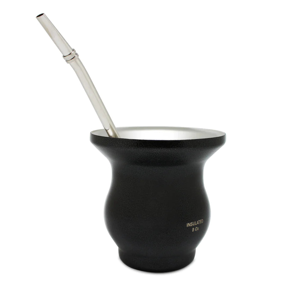 Mate Insulado Wayu Set Con Bombilla 230ml Acero: Disfruta de tu mate caliente por más tiempo. ¡Haz tu pedido ahora y vive la experiencia!-4