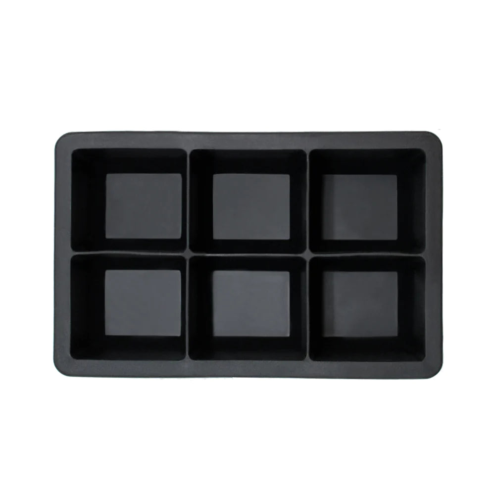 Cubeta De Hielo Molde Silicona Wayu Grande Para 6 Cubos