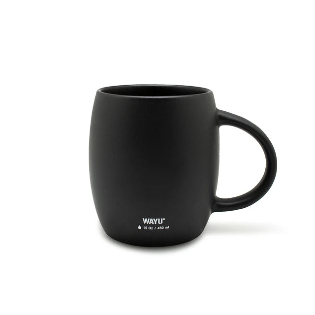 Tazón Wayu 440Ml Black Edition Vaso Cafe Te Premium Coffee