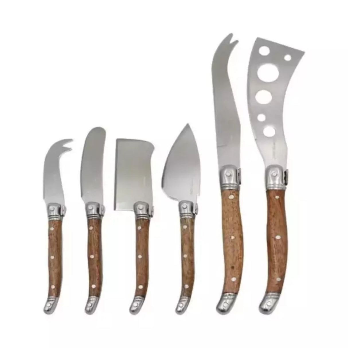 Set 6 Cuchillos Aperitivo Wayu Mango Madera: Perfección en Cada Presentación y diseño elegante que realza tus aperitivos. ¡Haz tu pedido y sorprende a tus invitados!-4