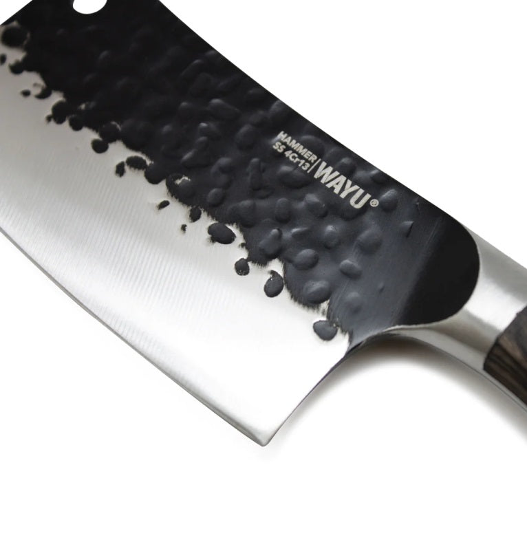 Cuchillo Hammer Hacha Cleveland 33cm Wayu Limited Cocina Asado: Disfruta de cortes precisos y cómodos en tu cocina. ¡Haz tu pedido y mejora tu experiencia culinaria!-4