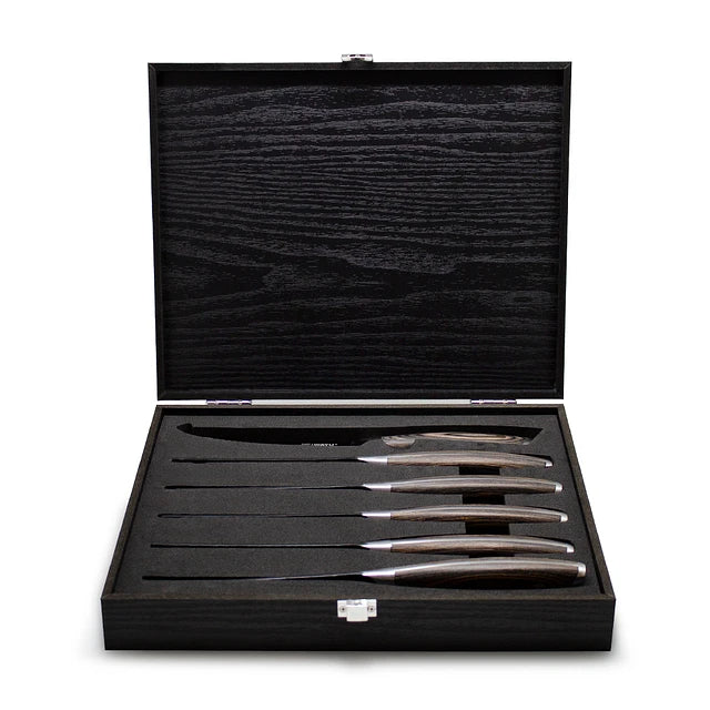 Set 6 Cuchillos Hammer Collection Wayu Cocina Hogar Mejora tus cortes con precisión y estilo. ¡Adquiere este set y transforma tu experiencia culinaria!-1