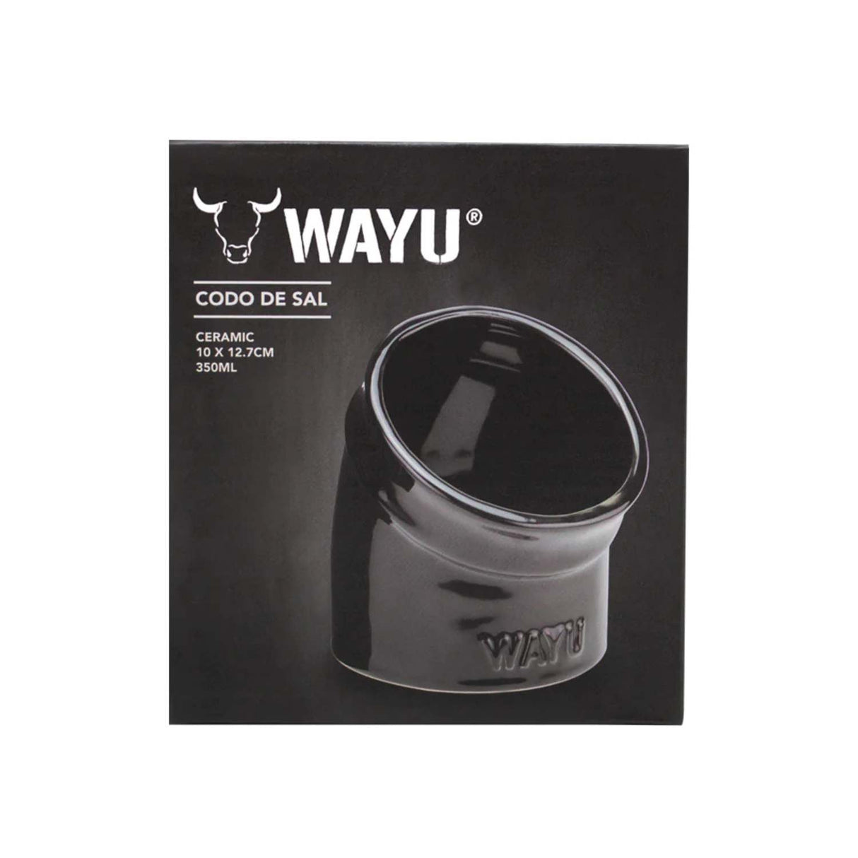 Codo para Sal 350Ml Wayu Cocina Hogar Quincho Asado Bbq Sazona con precisión y estilo en tu cocina. Mejora tus platos hoy mismo.-3