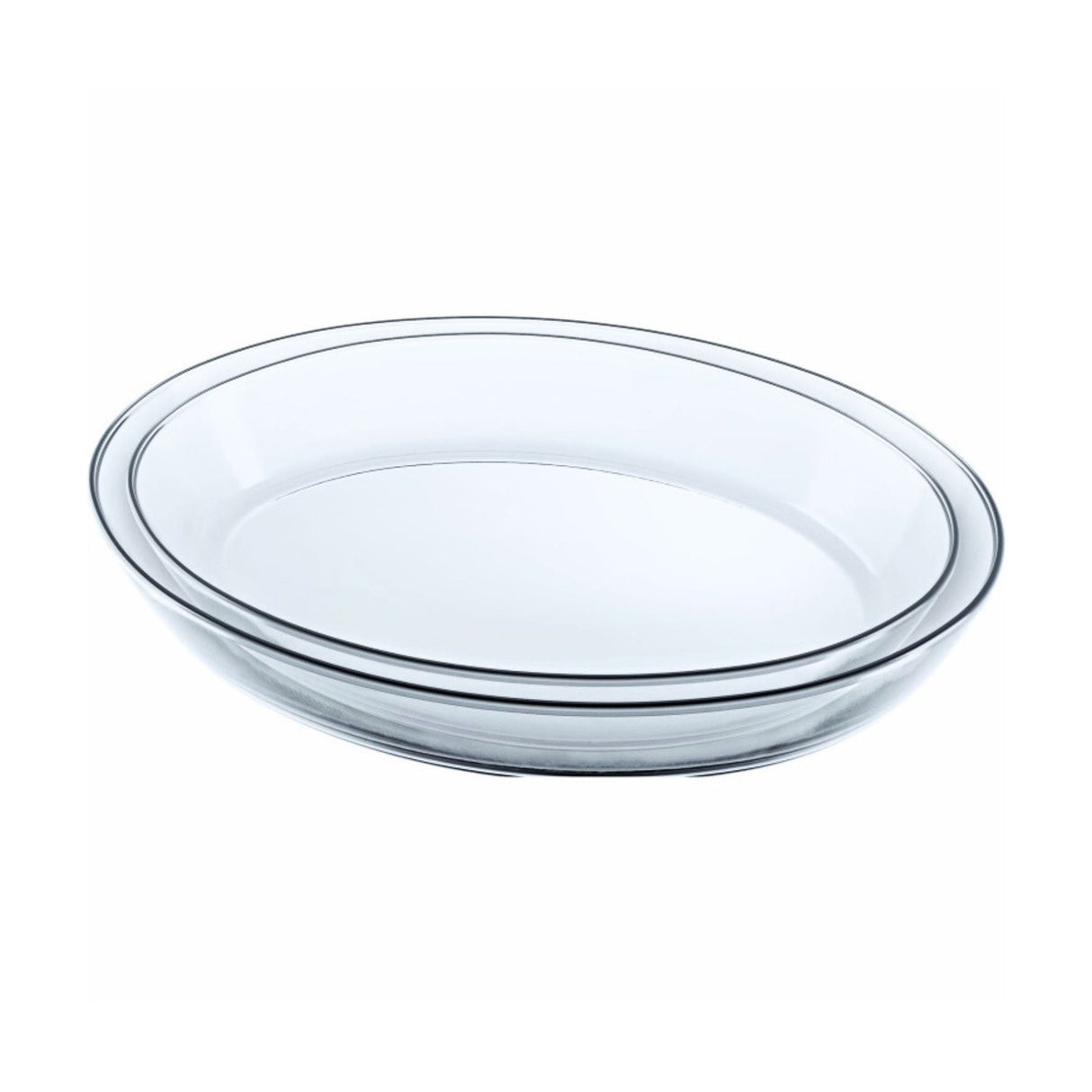 Set de asaderas ovaladas de vidrio templado, resistentes y elegantes. Perfectas para hornear y servir. ¡Compra hoy y transforma tu cocina!-4