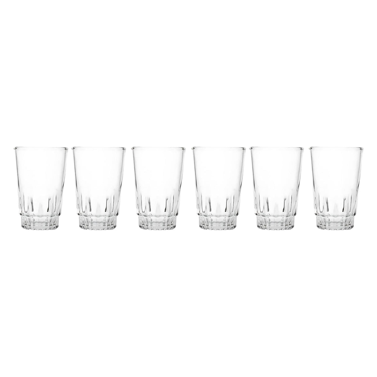 Set 6 Vasos Trago Altos Torino Bebidas Jugos Allegra 320mL. Disfruta de tus bebidas con estilo. ¡Haz tu pedido y sorprende a tus invitados!-4