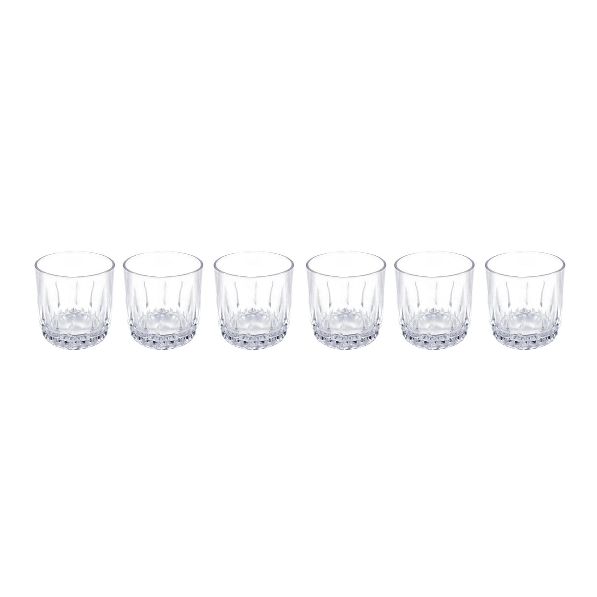 Set 6 Vasos Bajos Whisky Cristar Prisma Rocks 306ml Disfruta de tus bebidas con estilo y elegancia. ¡Haz tu pedido ahora y mejora tus momentos!-3