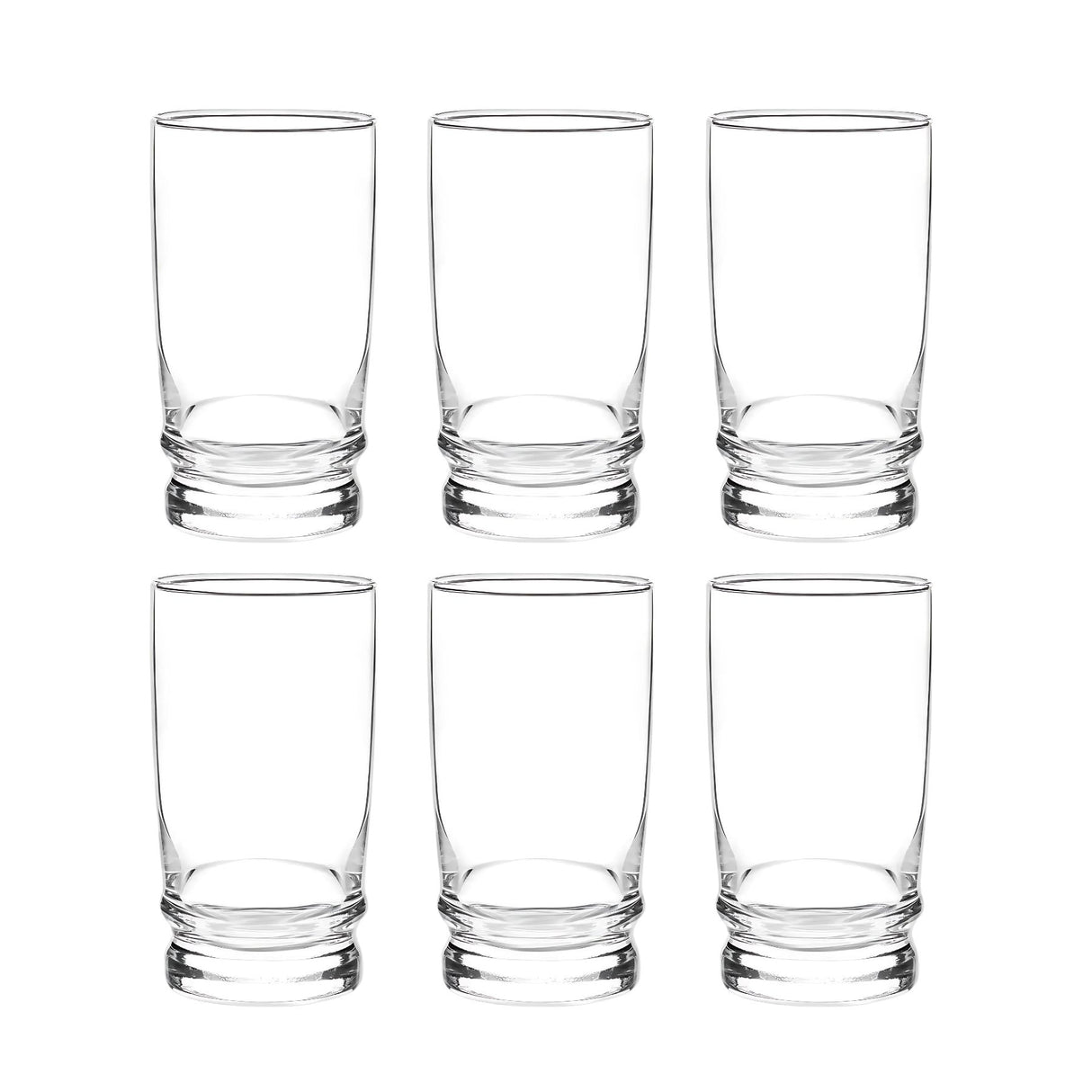 Set de 6 vasos altos Madeira Rock de 370cc, perfectos para tragos y jugos. Disfruta de tus bebidas con estilo. ¡Compra hoy y sorpréndete!-1
