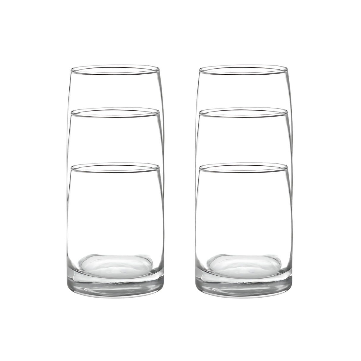 Set de 6 vasos bajos de 366cc ideales para mojitos y bebidas. Diseño elegante en vidrio Cristar. ¡Compra hoy y eleva tus reuniones!-4