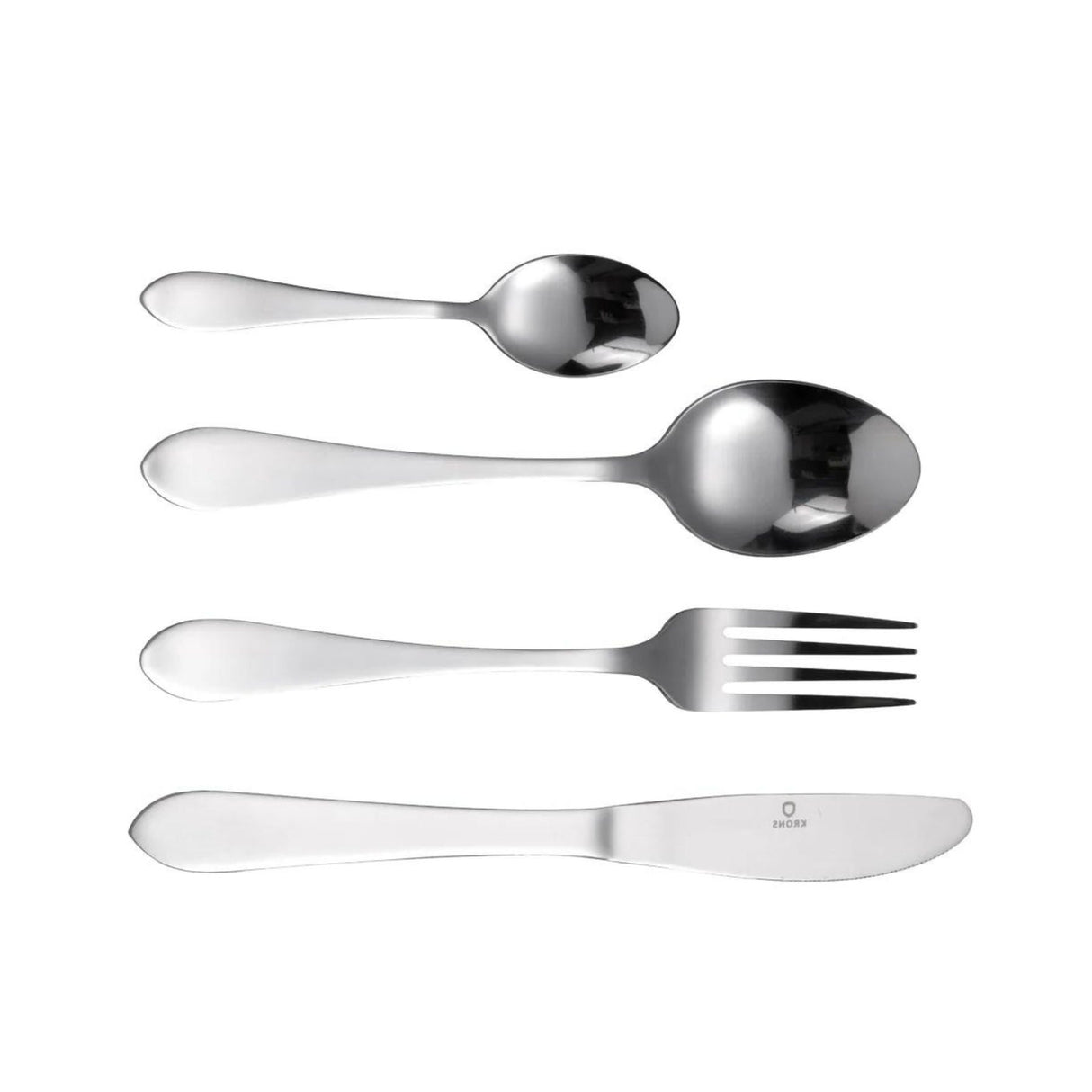Set de cubiertos Vancouver Krons de 24 piezas en acero inoxidable. Elegancia y durabilidad para tus comidas. ¡Compra hoy y transforma tu mesa!-2-1