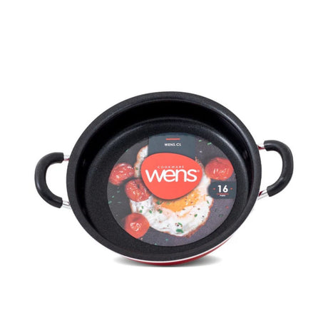 Paila Firenze de 16cm con azas de silicona y antiadherente. Perfecta para cocinar sin que se pegue. ¡Compra hoy y disfruta de una cocina fácil!-2