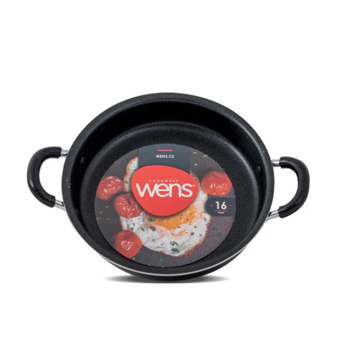 Paila Firenze de 16 cm con azas de silicona y antiadherente. Perfecta para cocinar sin que se pegue. ¡Compra hoy y disfruta de la cocina fácil!-2