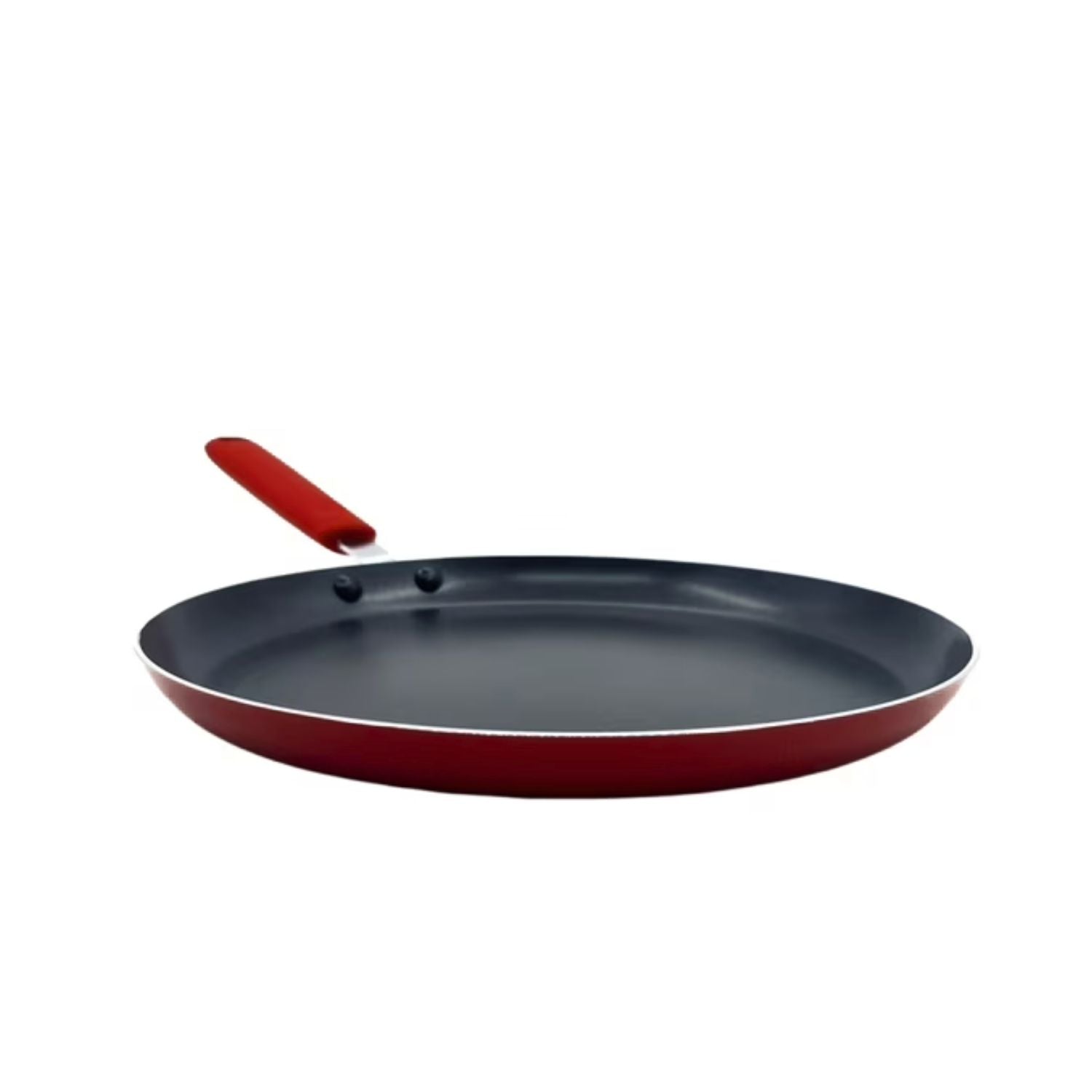 Sartén panquequera Firenze de 25 cm, antiadherente y color rojo. Perfecta para preparar deliciosos panqueques sin que se peguen. ¡Compra hoy y cocina fácil!-3