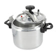 Olla a presión de 10 litros en aluminio, ideal para cocinar rápido y saludable. Perfecta para familias grandes. ¡Compra hoy y ahorra tiempo!-1