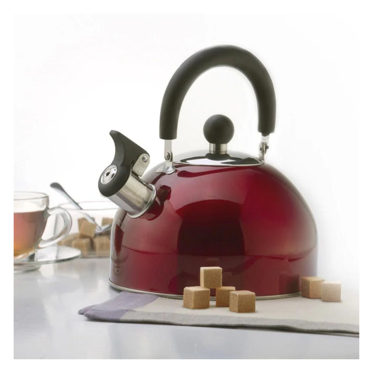 Tetera Sicilia de 2500 ml en acero inoxidable, elegante y duradera. Perfecta para tus infusiones. ¡Compra hoy y disfruta de un té exquisito!-3