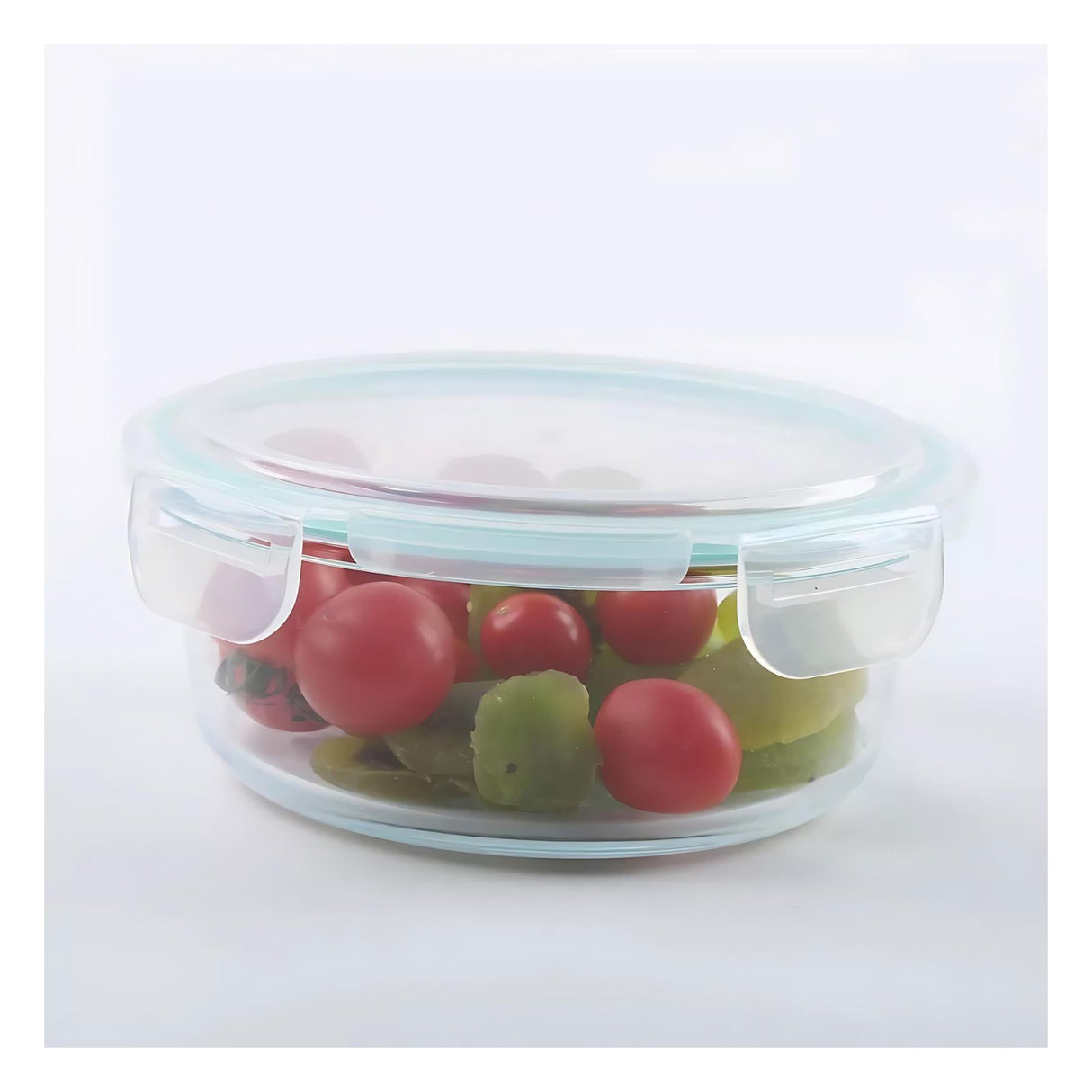 Contenedor Alimentos Hermético Redondo 720ml Vidrio Allegra. Ideal para conservar frescura y sabor. ¡Compra ahora y organiza tu cocina!-4