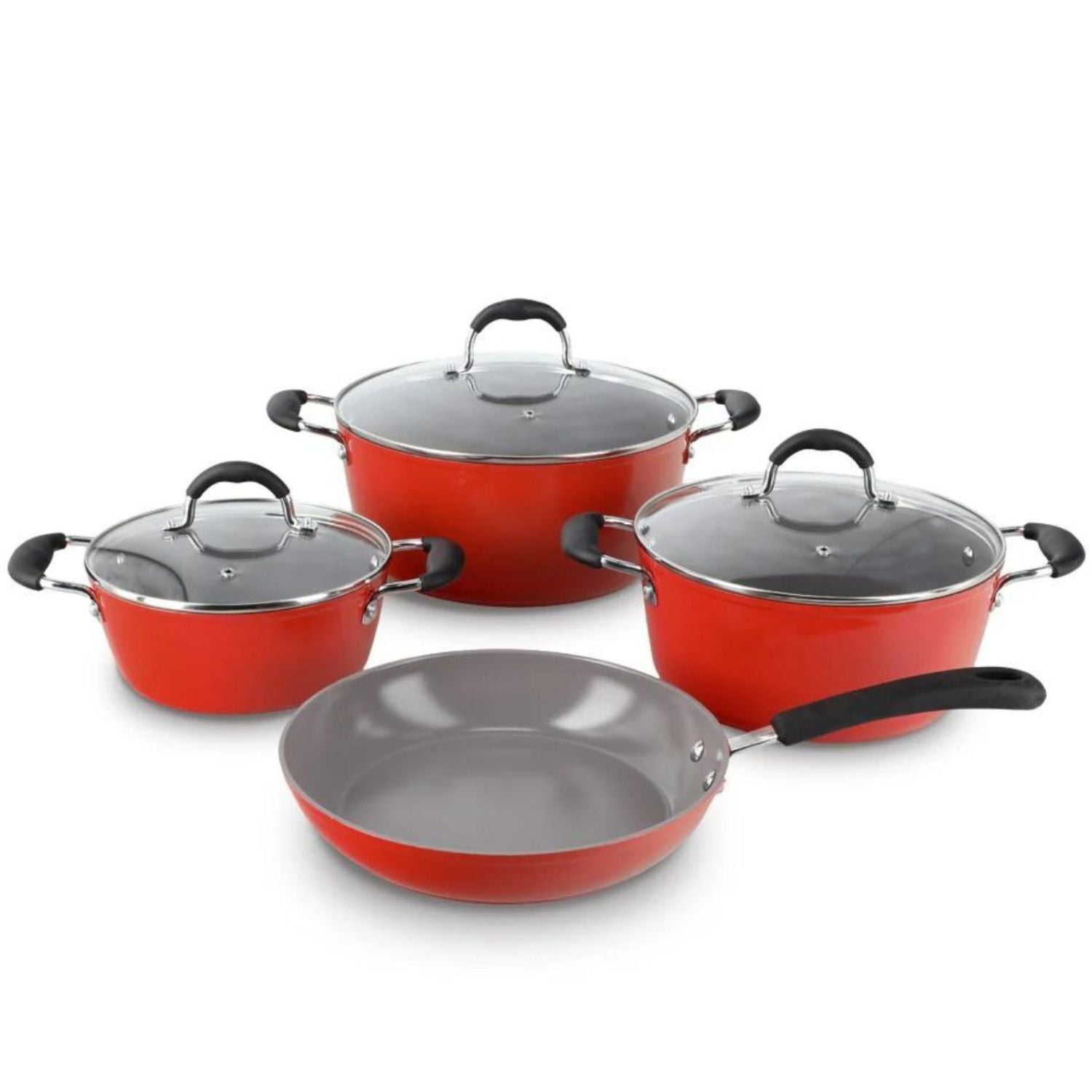 Batería de Cocina 7 Piezas Venus Bohlier Aluminio Forjado. Resistente y duradera, perfecta para chefs. ¡Compra hoy y transforma tu cocina!-1-1-1