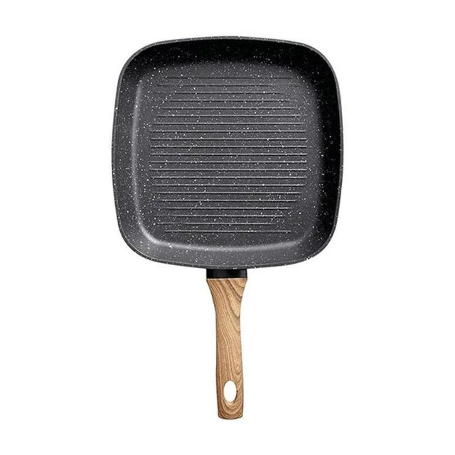 Sartén Grill de 28cm Keep Granite Line, antiadherente y resistente. Perfecta para asar sin aceite. ¡Cocina saludable, compra hoy!-1-1