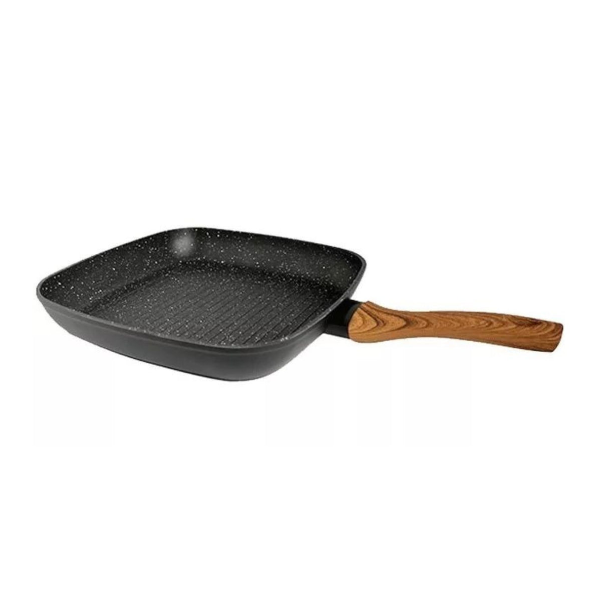 Sartén Grill de 28cm Keep Granite Line, antiadherente y resistente. Perfecta para asar sin aceite. ¡Cocina saludable, compra hoy!-4-1