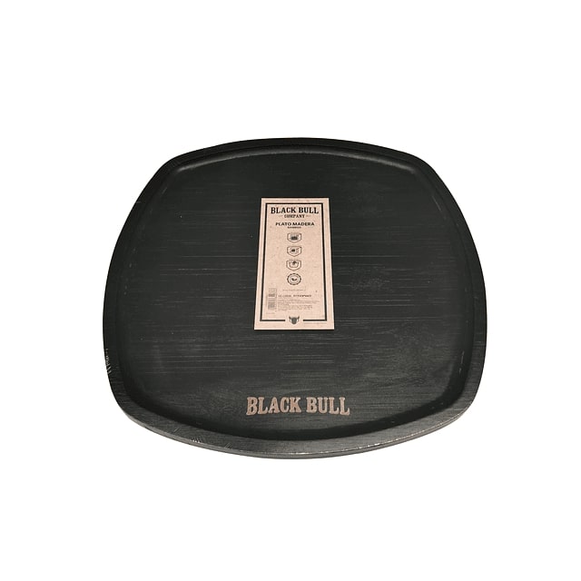 Plato Madera Bamboo Black Bull 25x25cm Parrilla Cocina Disfruta de un diseño elegante y sostenible en tu mesa. ¡Haz tu pedido y mejora tu experiencia culinaria!-4