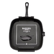 Sartén grill pan de hierro fundido 24cm Black Bull, resistente a altas temperaturas, ideal para asar carnes y verduras con superficie antiadherente.-1-1-1-1