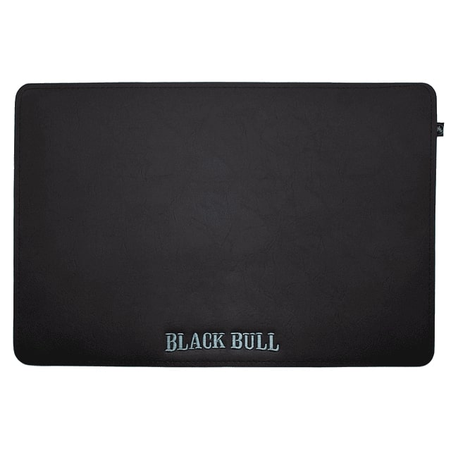 Individual PU Black Bull negro de 30x45 cm, resistente a manchas y fácil de limpiar, ideal para cenas elegantes y uso diario.-1-1-1-1