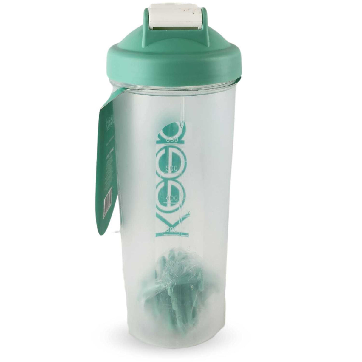 Botella turquesa de 700ml, resistente y libre de BPA, ideal para mezclar proteínas y mantenerte hidratado en el gimnasio o al aire libre.-1-3-1-1