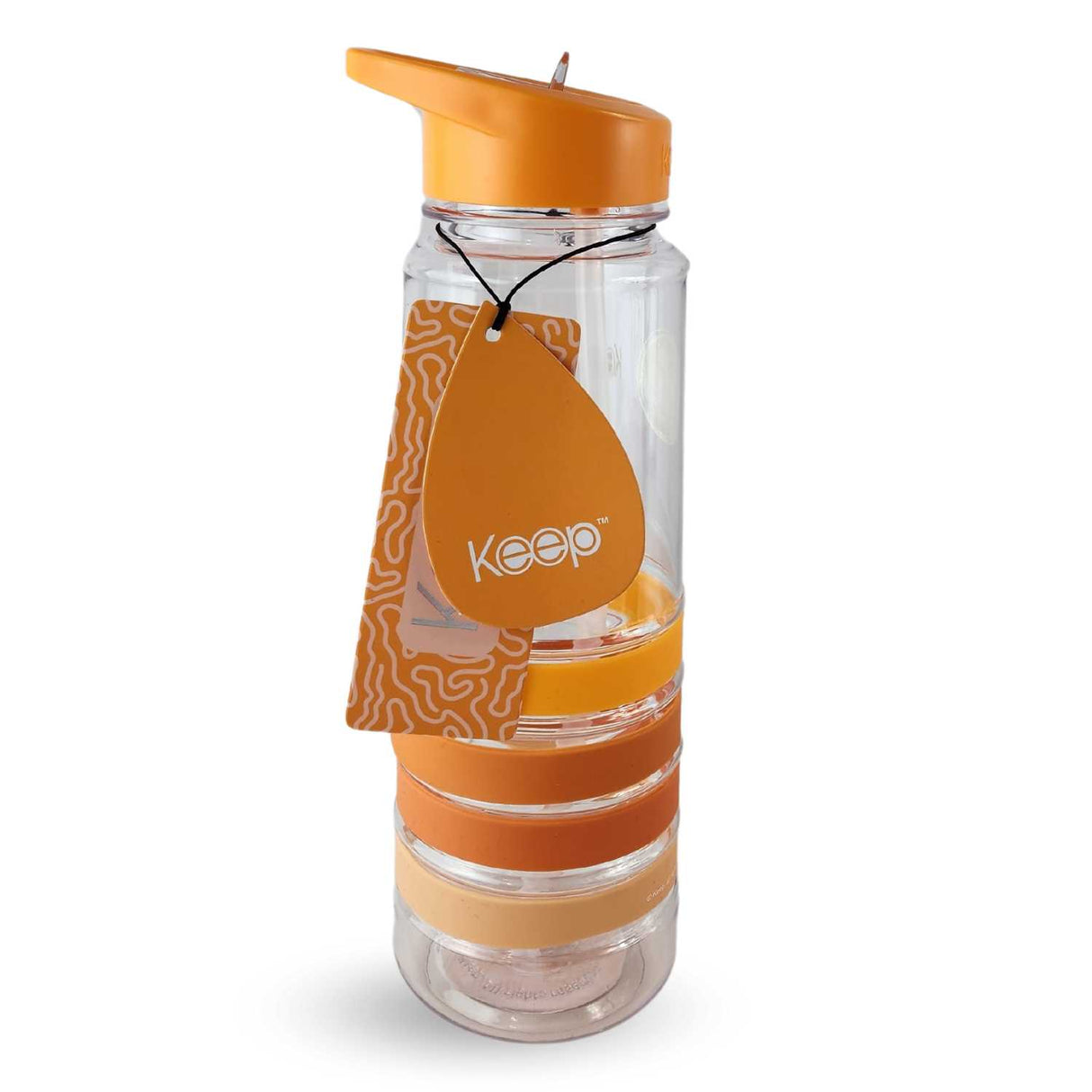 Botella Keep de 750ml, colorida y ergonómica, fabricada en plástico BPA-free, ideal para agua y bebidas en el gimnasio o al aire libre.-1-4-1-1
