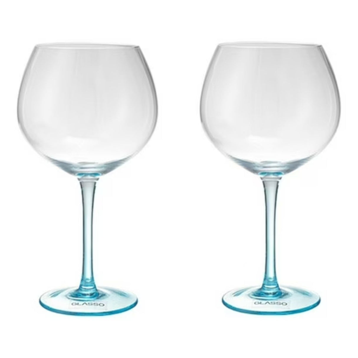 Set de 2 copas de aperitivo de cristal celeste de 670ml, perfectas para realzar tus cócteles. ¡Compra hoy y sorprende a tus invitados!-2-1