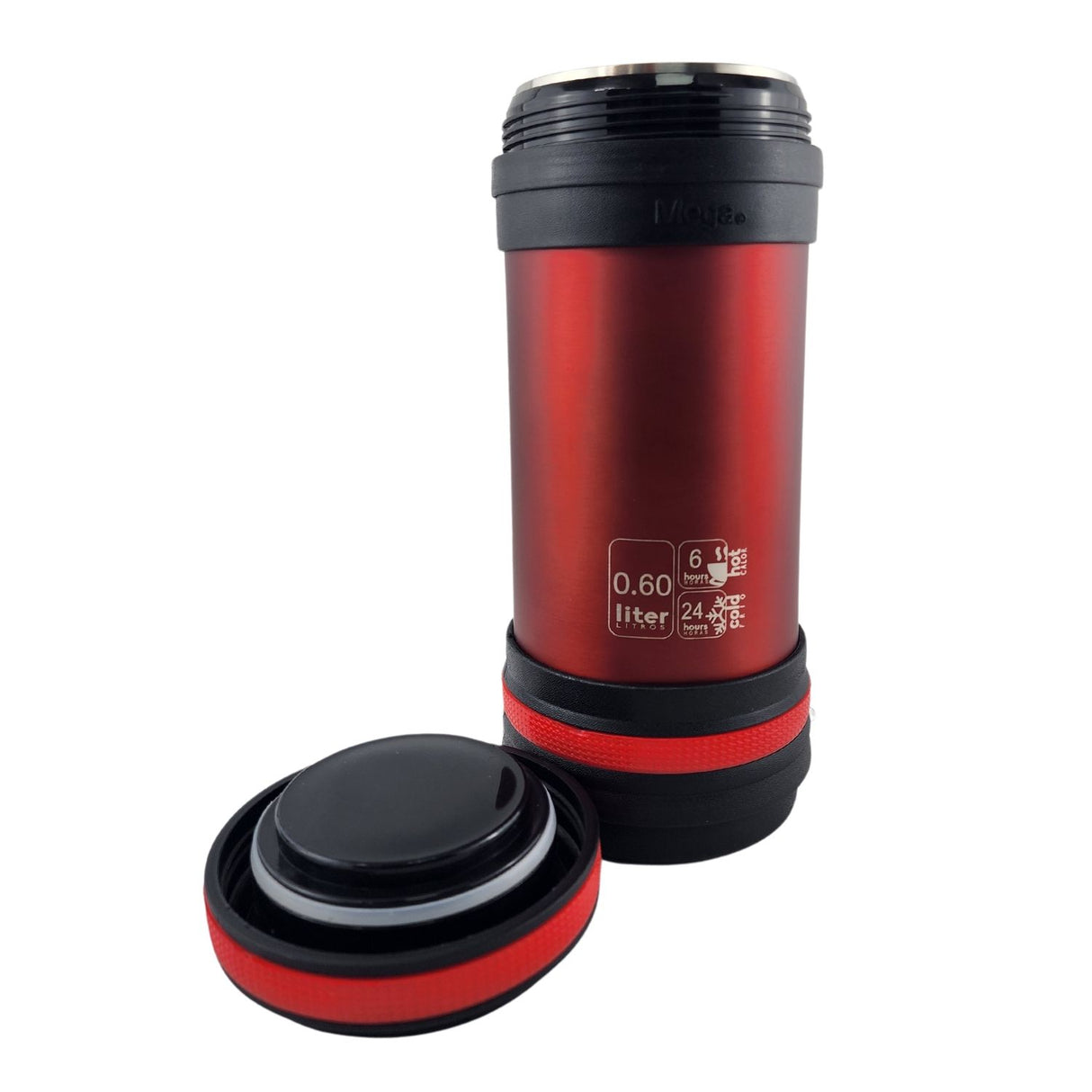 Termo Mega Maxx 600mL Comidas Metalico Acero Inoxidable. Mantén tus alimentos calientes por horas. ¡Compra ahora y disfruta de comidas perfectas!-1-1-4